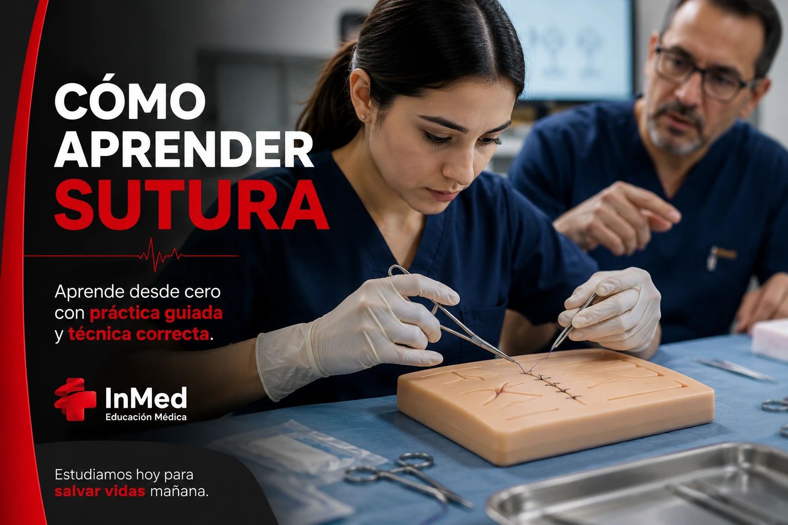 Cómo aprender sutura desde cero: guía para estudiantes